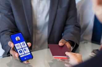 Passport and Travel Pass App on mobile